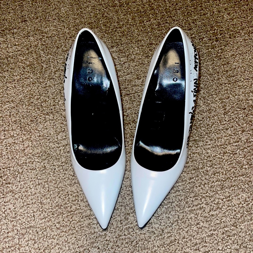 *sold* Poms 

IRO Return to Paris 4 Final Approval - Logo Heels
